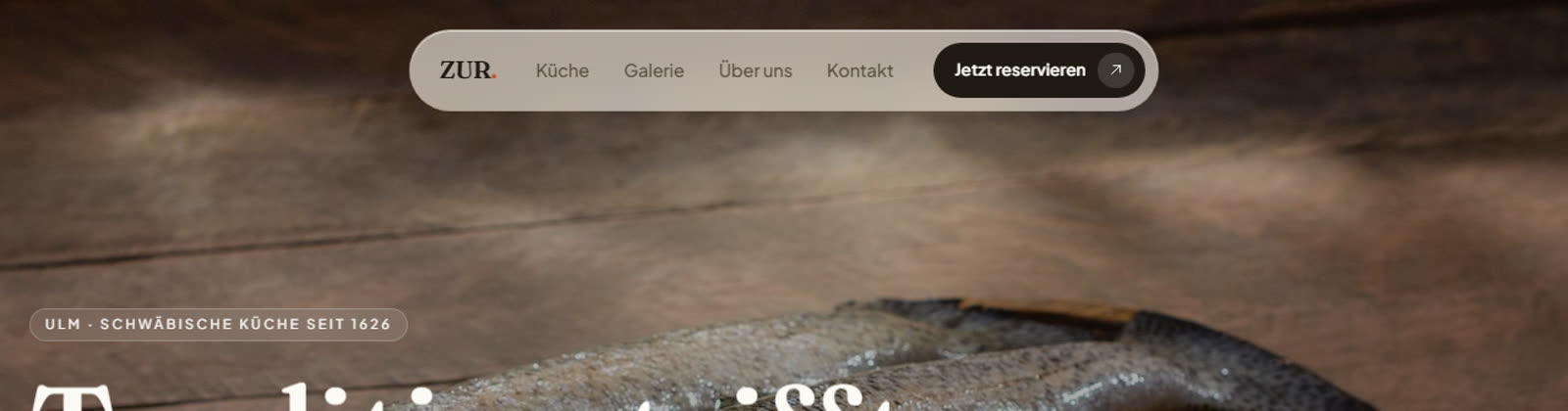 Beispiel-Layout im Stil Editorial Warm
